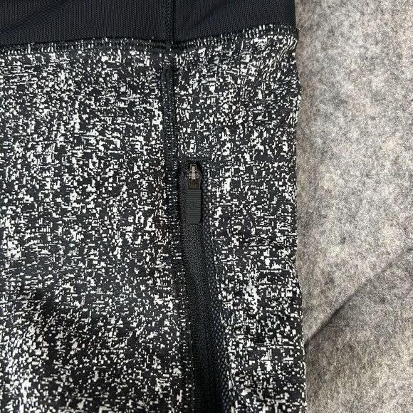 Lululemon Leggings Women’s 10 Run Inspire Tight II Mesh Black White Mesh Running - Picture 7 of 11